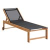 Alaterre Furniture Sunapee Acacia Wood Outdoor Lounge Chair with Mesh Seating ANSP02ANO